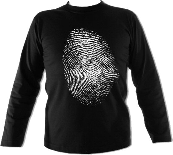 Crime Scene Fingerprint T-Shirt – Fahrenheit Press